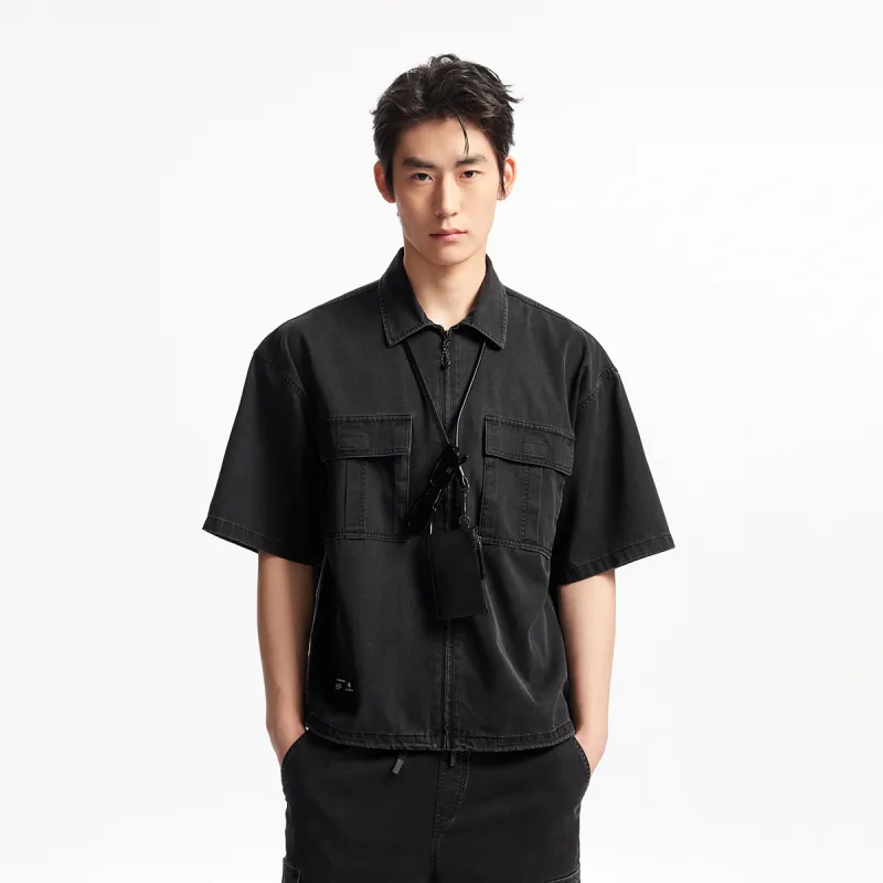 JACK JONES· Shirt Men's E02 Dark Gray Denim-2