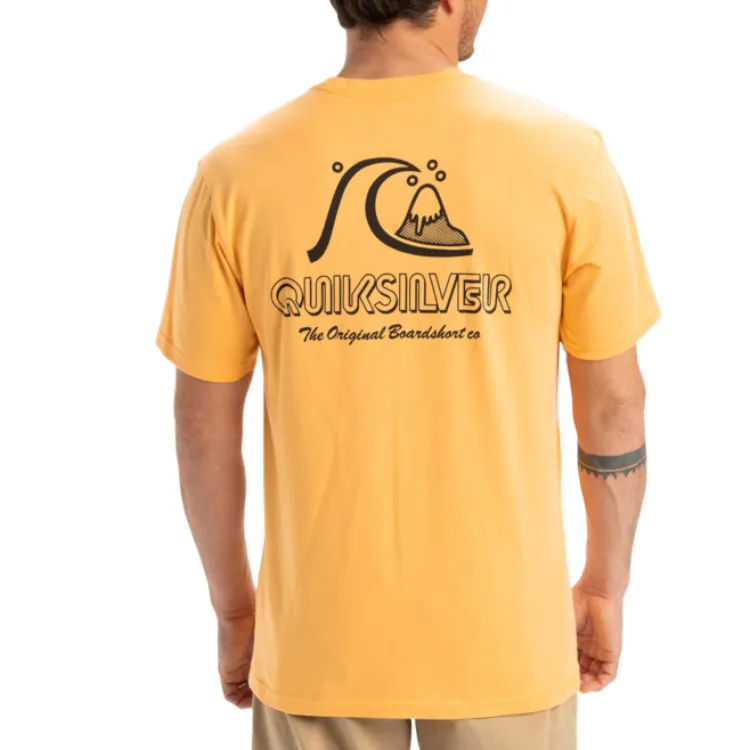 Quiksilver Evo Original T Shirt Men's Yellow-4