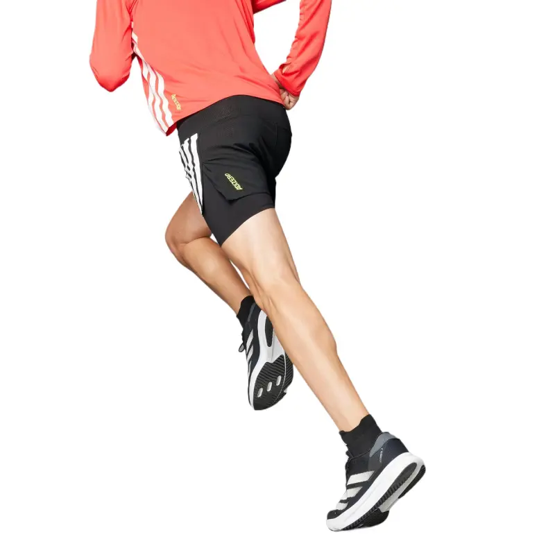 Adidas Adizero Casual Shorts Men's Black-2