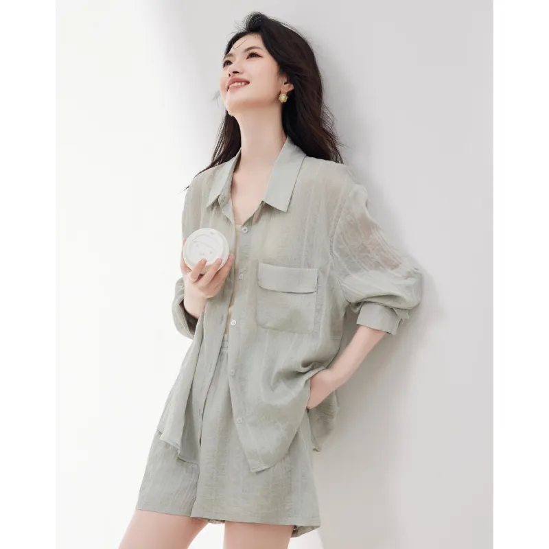 XINFEIYU Shirt Matching Set Women's-3