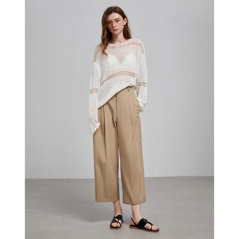 Initial Language Casual Pants Women's-9