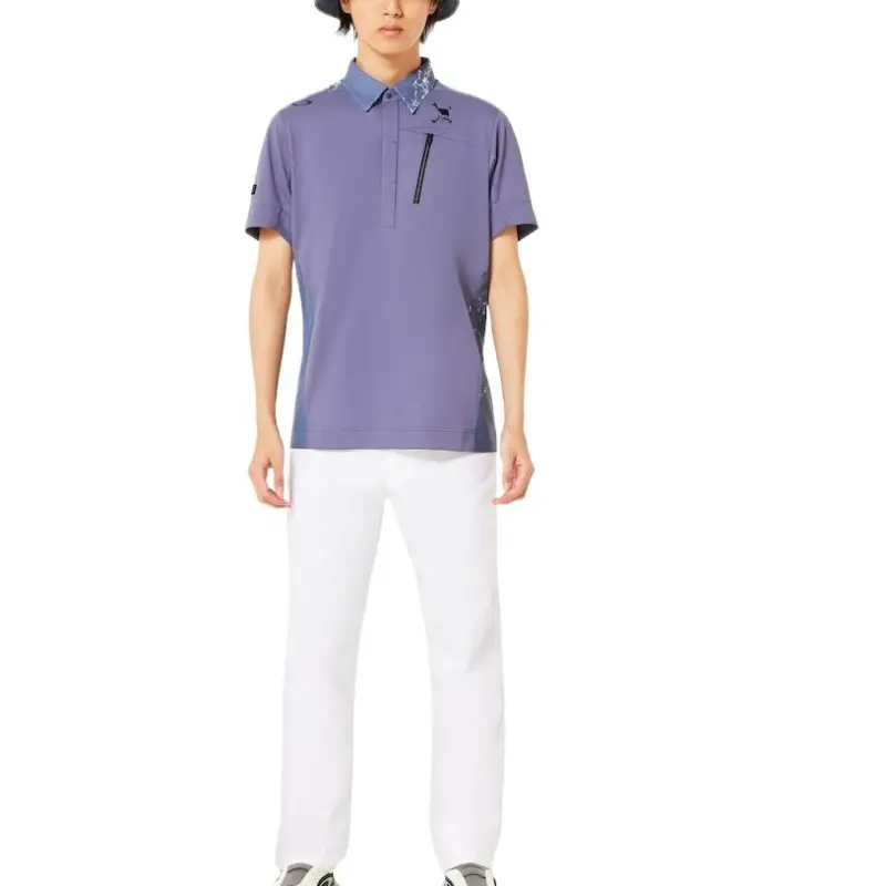Oakley Skull Water Ballet Shirt Polo Shirt Women's Blue-3