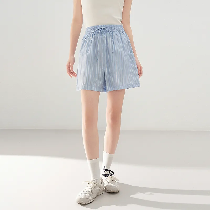 LEDIN Casual Shorts Women's Ice Dew Blue-2