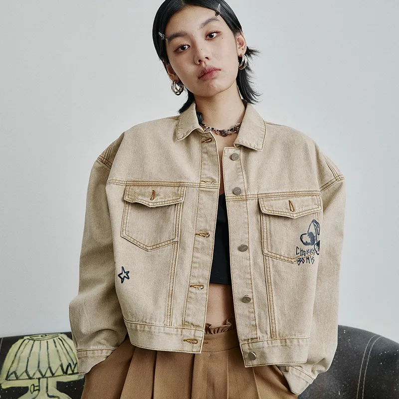 ELF SACK Denim Jackets Women's-4