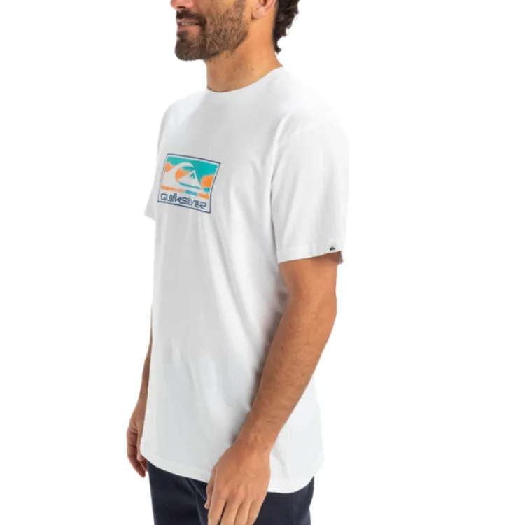 Quiksilver T Shirts Men White-4