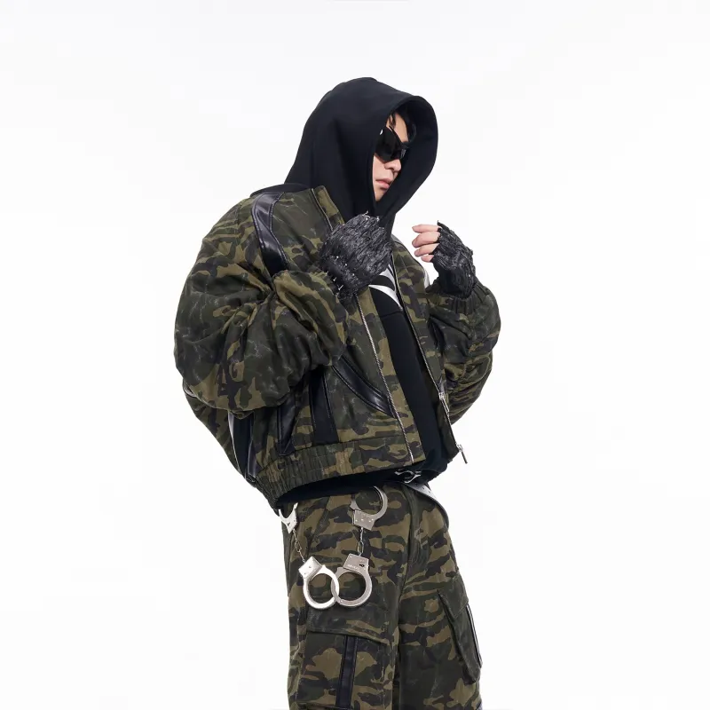 START EXCEED END With Leather Baseball Jacket Coat Unisex-1