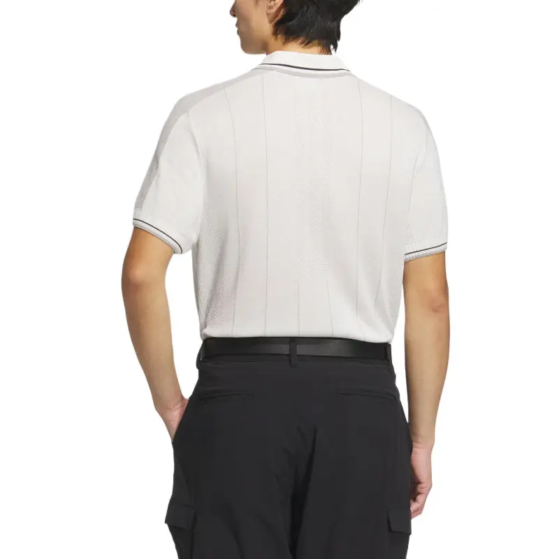 Adidas KNIT Polo Shirt Men's White-2