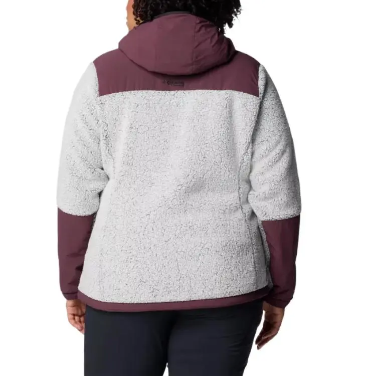 Columbia Omni-Heat Arctic Crest Sherpa Titanium Arctic Jackets Coats Women's White-1