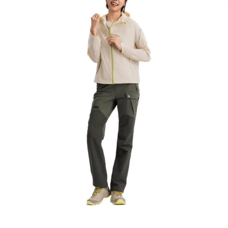 DECATHLON Waterproof, Windproof, And Breathable Sun Protection Clothing Women's Beige-8