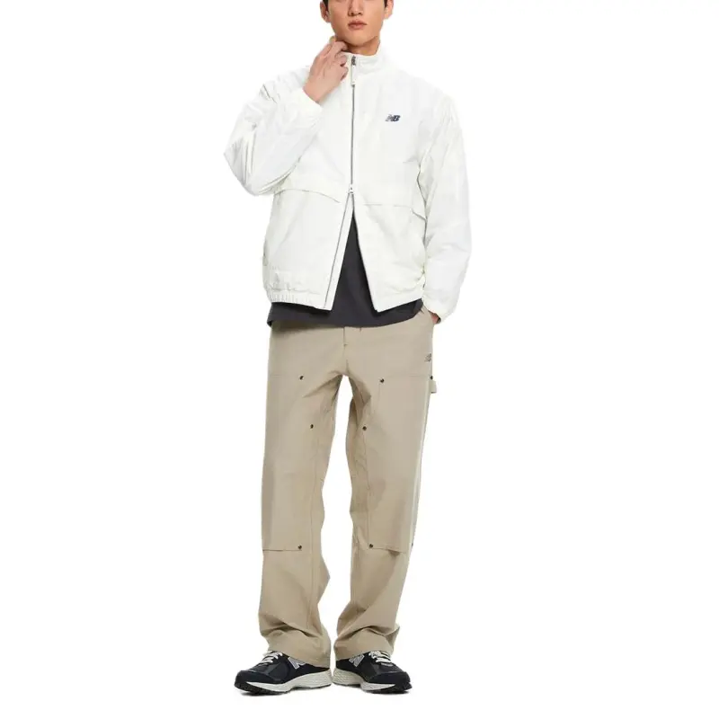 New Balance UNI ESSHeritage Jackets Coats Unisex Ivory-2