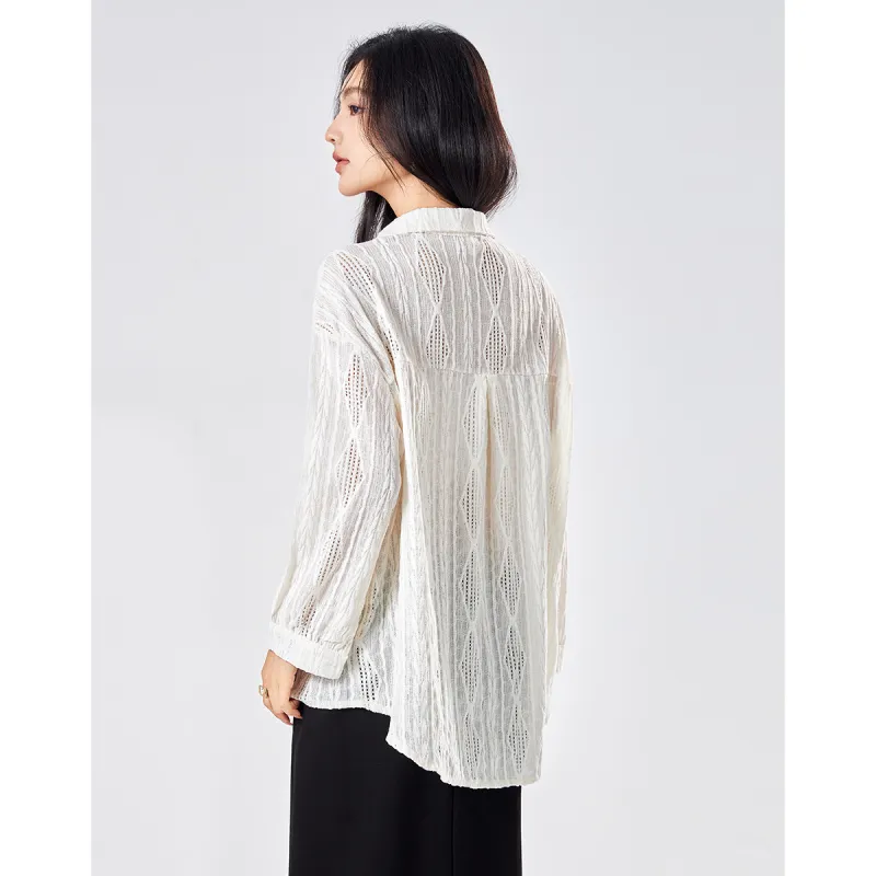 Love Elaine Shirt Women's White-6