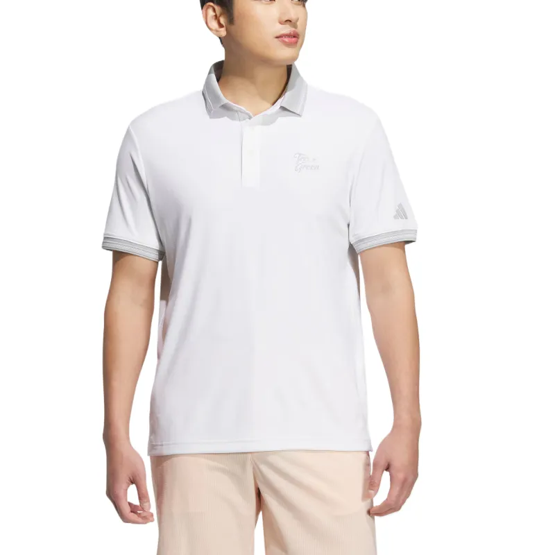 Adidas Polo Shirts Men White-1