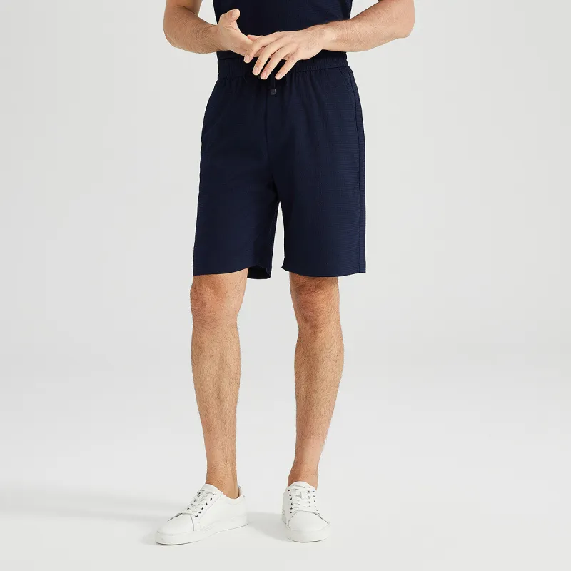 Satchi Casual Shorts Men's Navy Blue-2