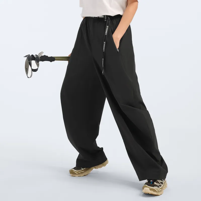 LONSDALE Casual Pants Women's Black-3