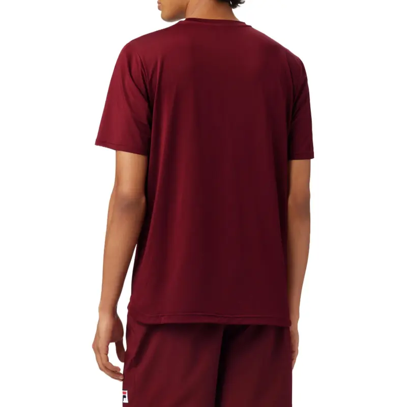 FILA Tennis Essentials Short Sleeve Crew T Shirt Men's Danxia Red 948-2