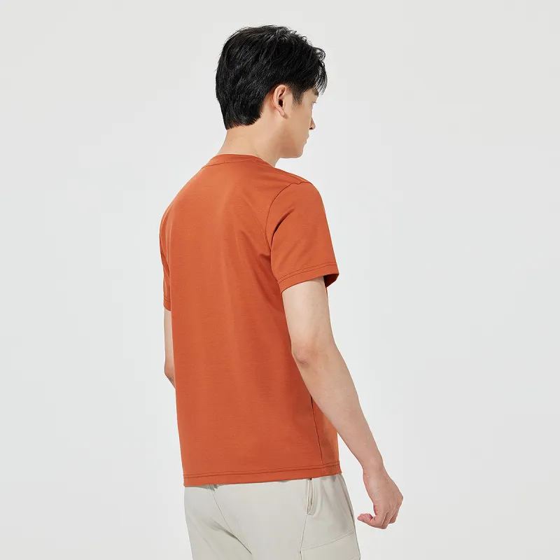 LESS IS MORE T Shirts Men Ginger Orange 25XTX3371Y-3
