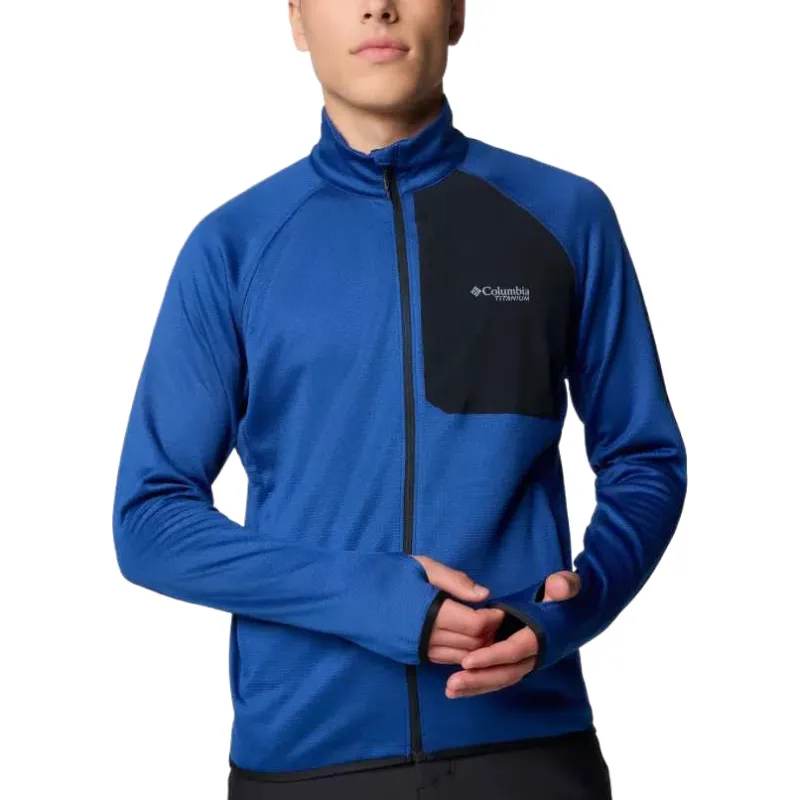 Columbia Triple Canyon Grid Fleece II Jacket Men's Blue-1