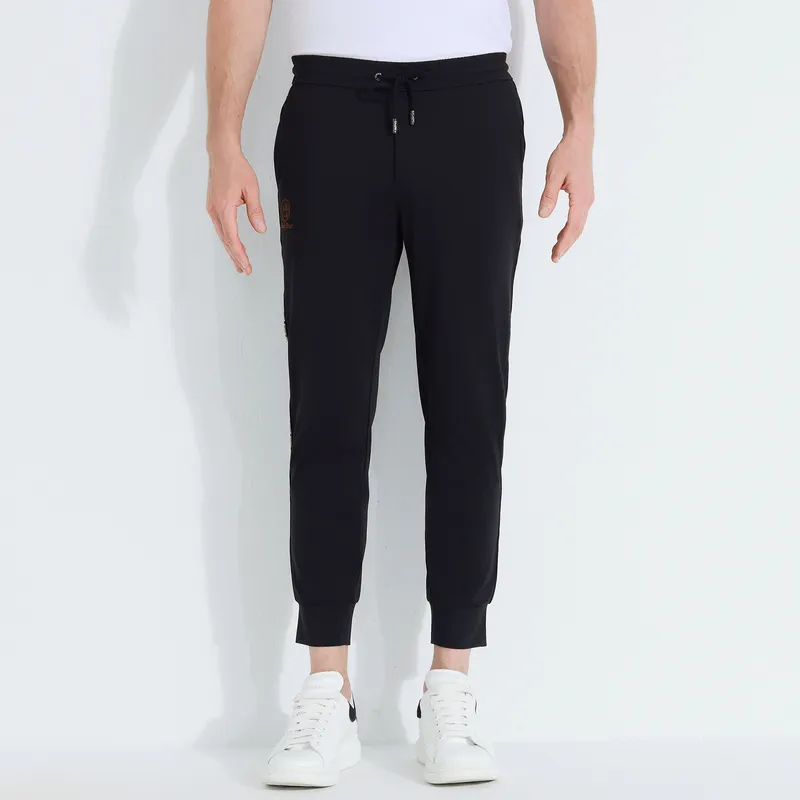 Raidy Boer Casual Pants Men Black-2
