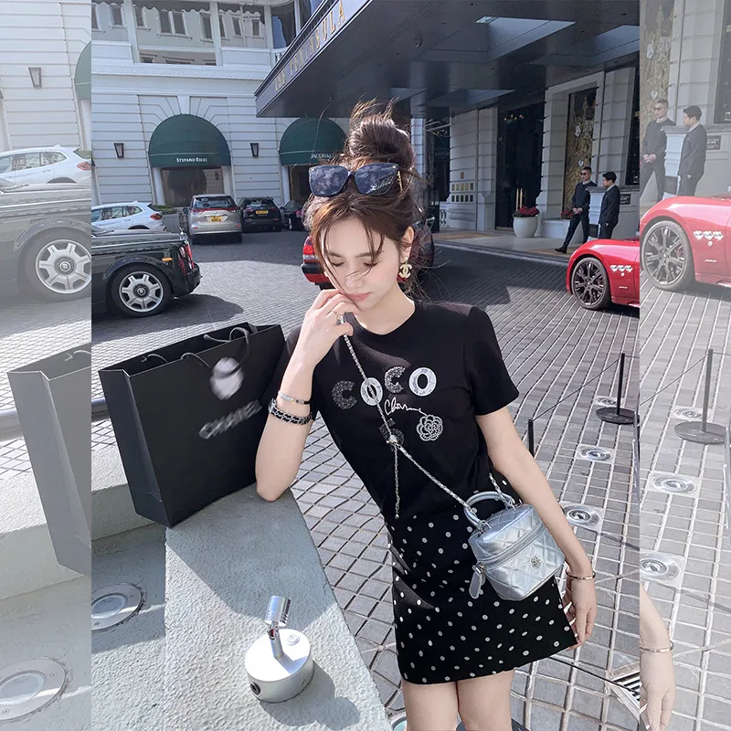 Fish Rabbits Regular T Shirt Women's Black-2