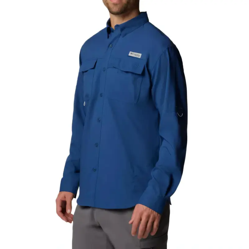 Columbia PFG Blood And Guts Shirt Men's Dark Blue-2