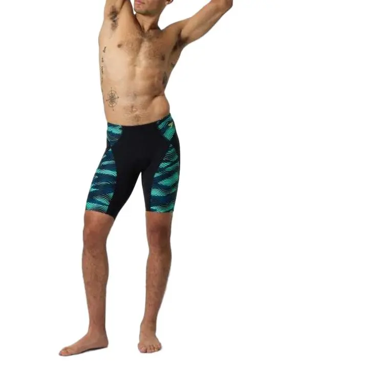 Speedo Endurance+MaxCompression Swimming Shorts Men's Black/Blue Green-7