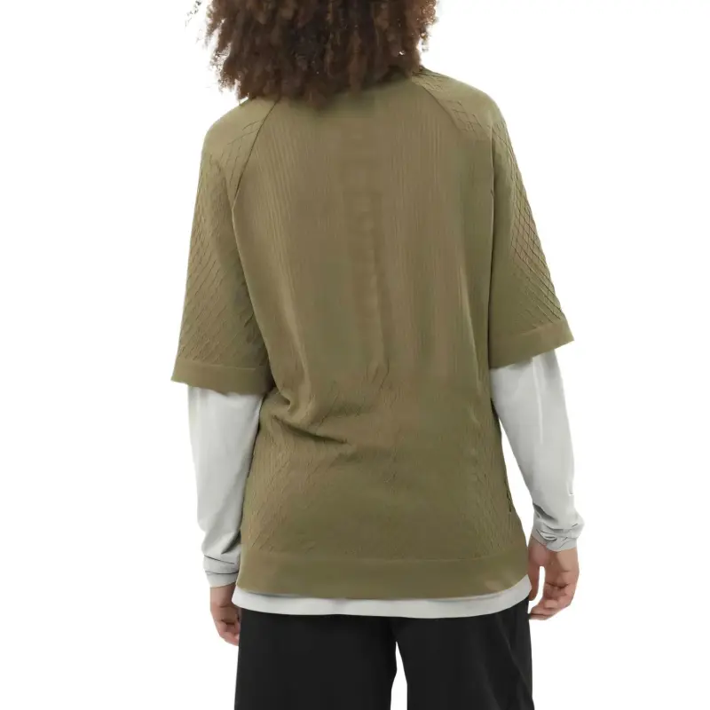 SALOMON CIFER T-Shirt Unisex Lime Gray-5