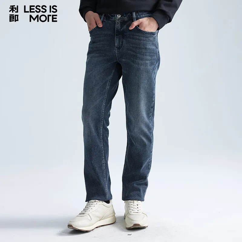 LESS IS MORE Jeans Men's Denim Blue-4