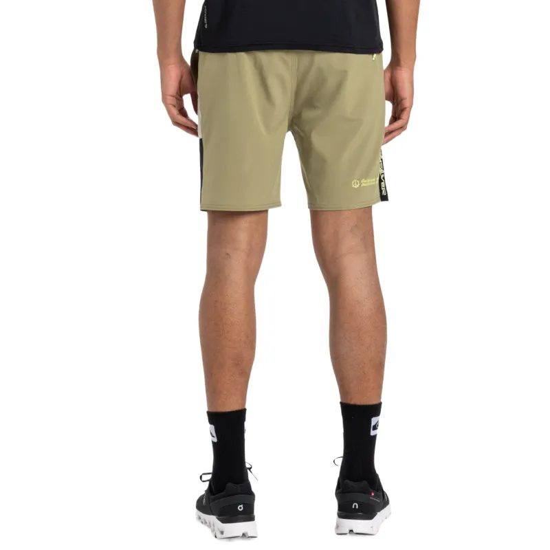 Quiksilver Omni Training Sports Shorts Men's Yellow Green-3