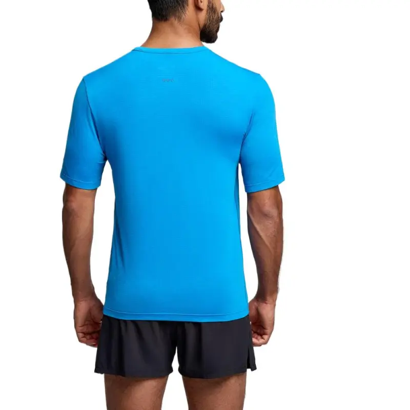 Saucony Stopwatch T-Shirt Men's Cobalt Heather-1
