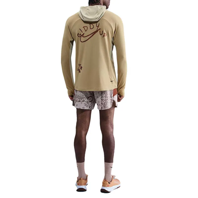 Nike Men's Dri FIT Uv Hooded Running Top-2