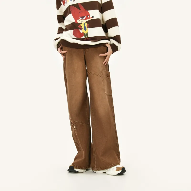 SNBL Jeans Women's Brown-4