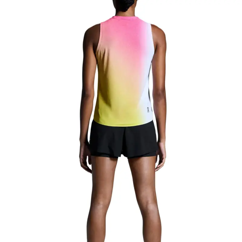 On Tank Tops Women's White Lime-1