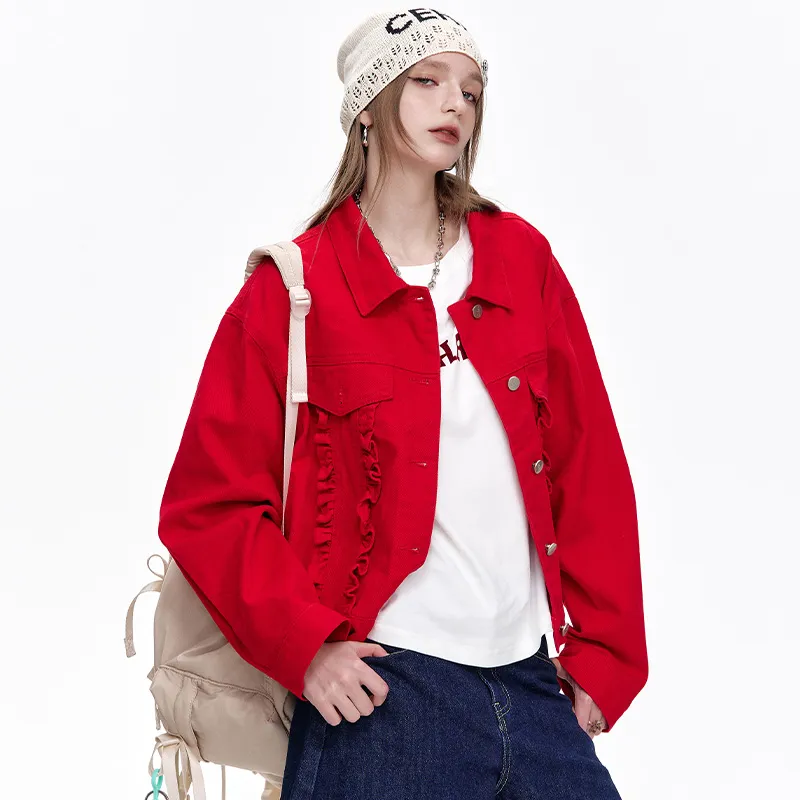 ELF SACK Denim Jackets Women's-11