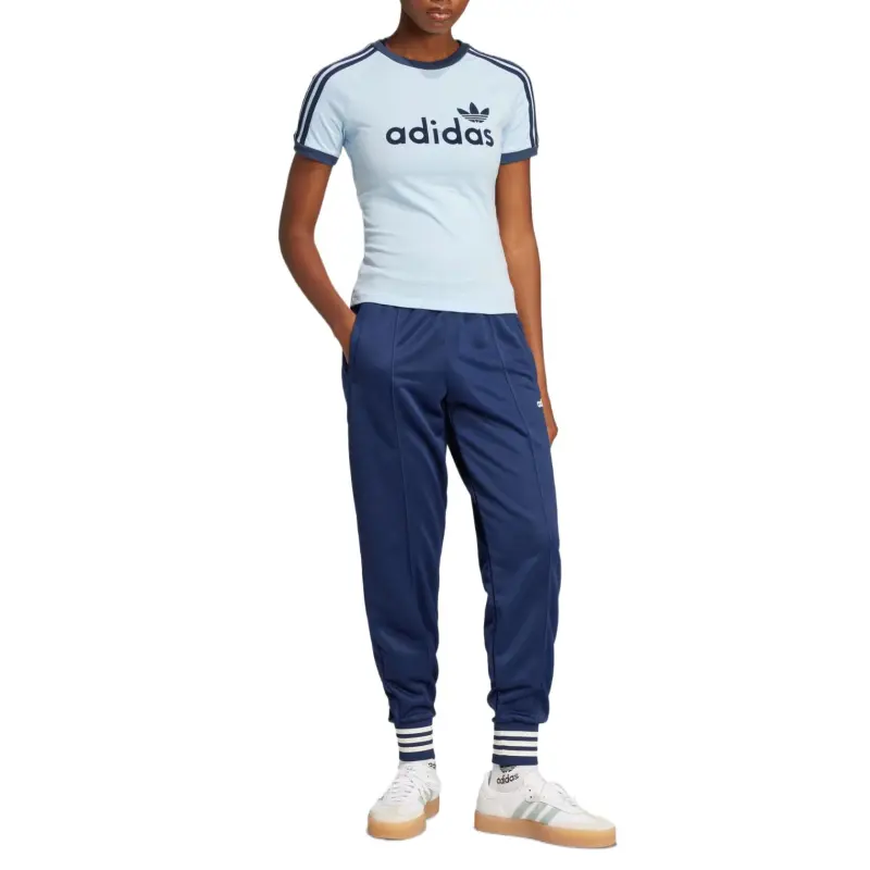 Adidas Raglan Sleeve T Shirt Women's Sky Blue-3