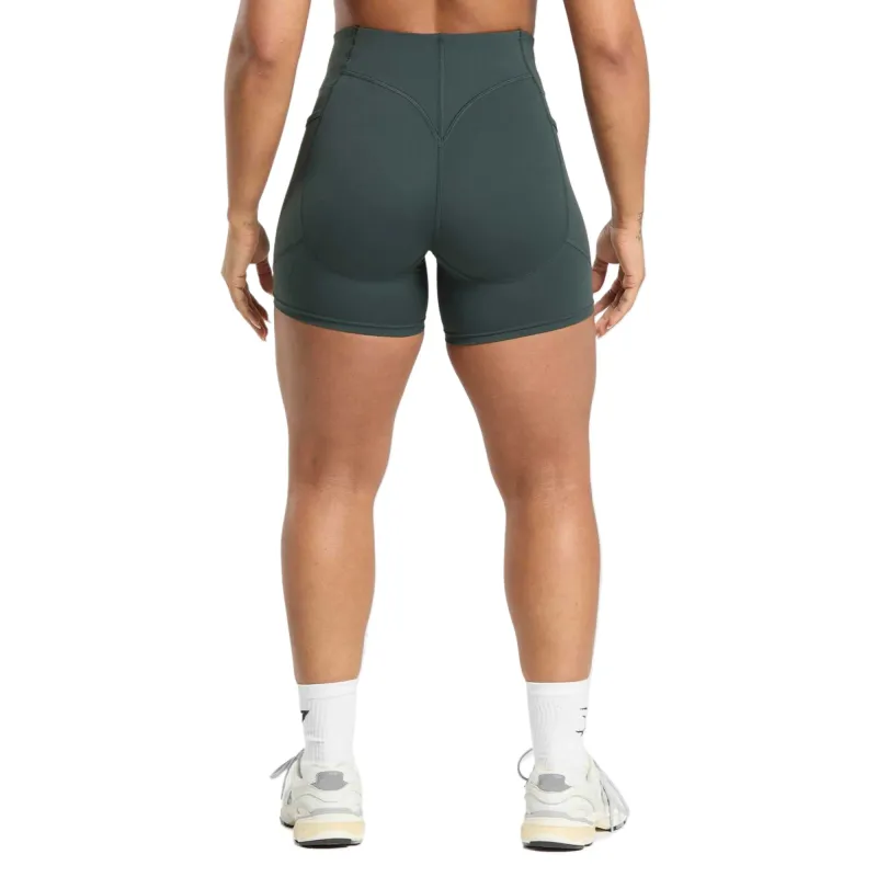 GYMSHARK Sports Shorts Women's Green-1