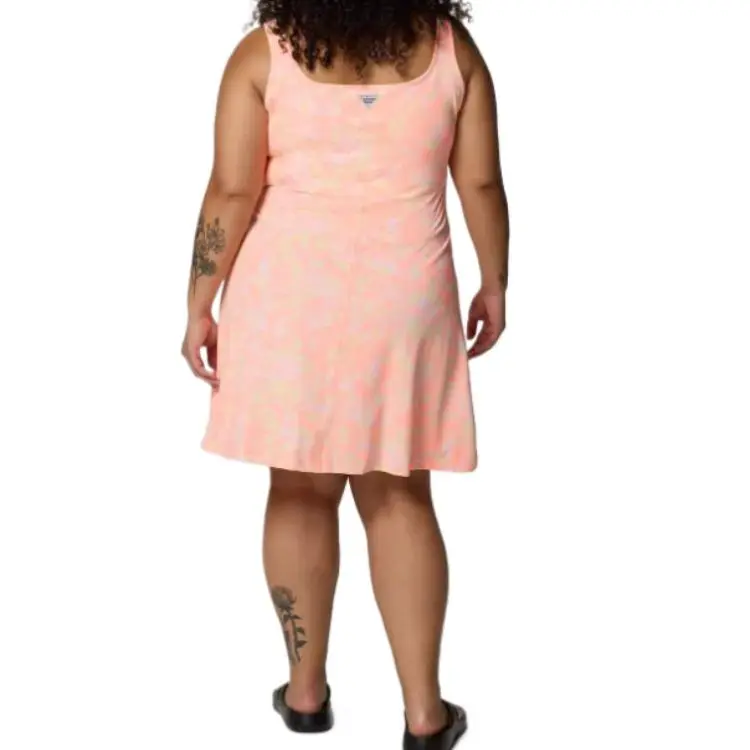 Columbia PFG Freezer Casual Long Skirts Women's Tiki Pink Bella Shore-1