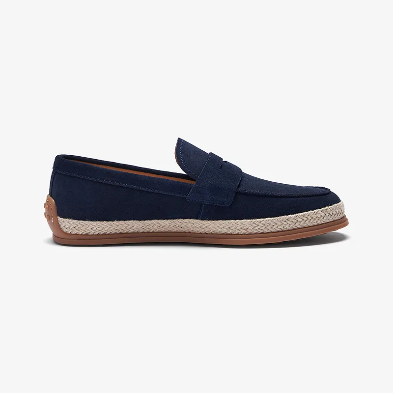 Le Saunda Loafers Men's Solid Color-3