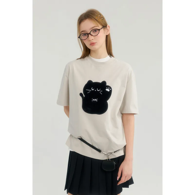 MYSAMESAME T Shirt Unisex Macchiato Color In Stock-5