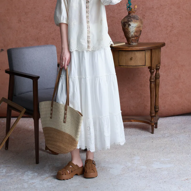 SETIROM Casual Long Skirt Women's-2