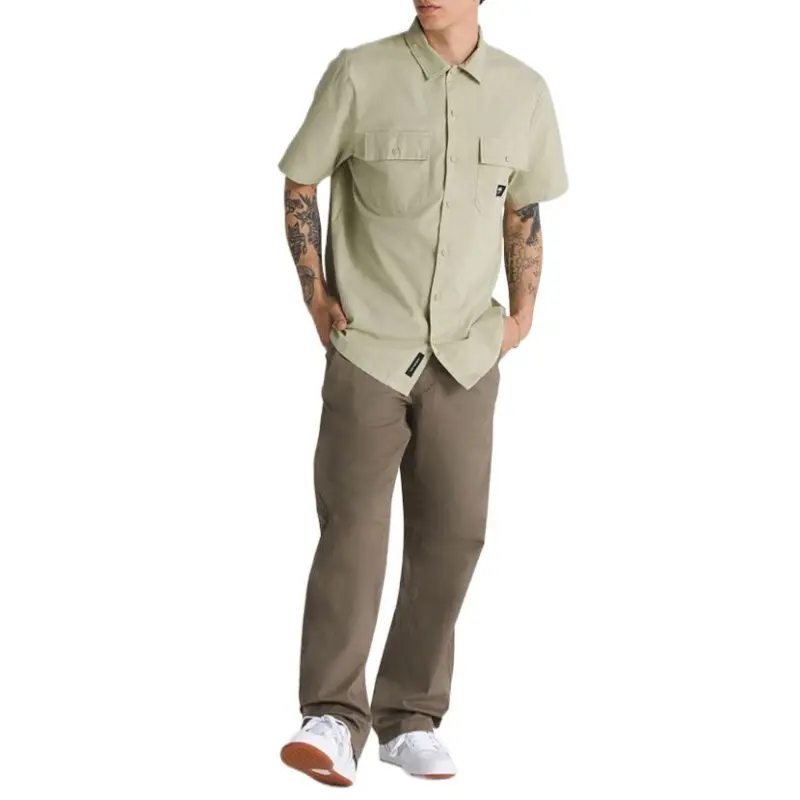 Vans Shirts Men Green-3