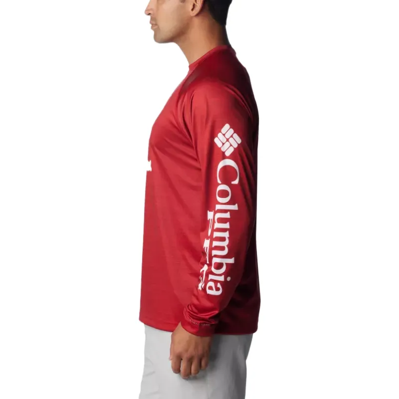Columbia PFG Terminal Tackle Shirt Men's Red-2