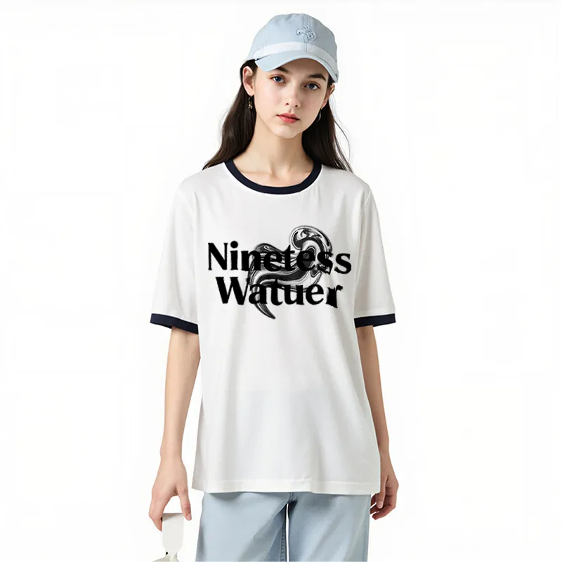 FAIRWHALE Drop Shoulder Sleeve T Shirt Women's-2
