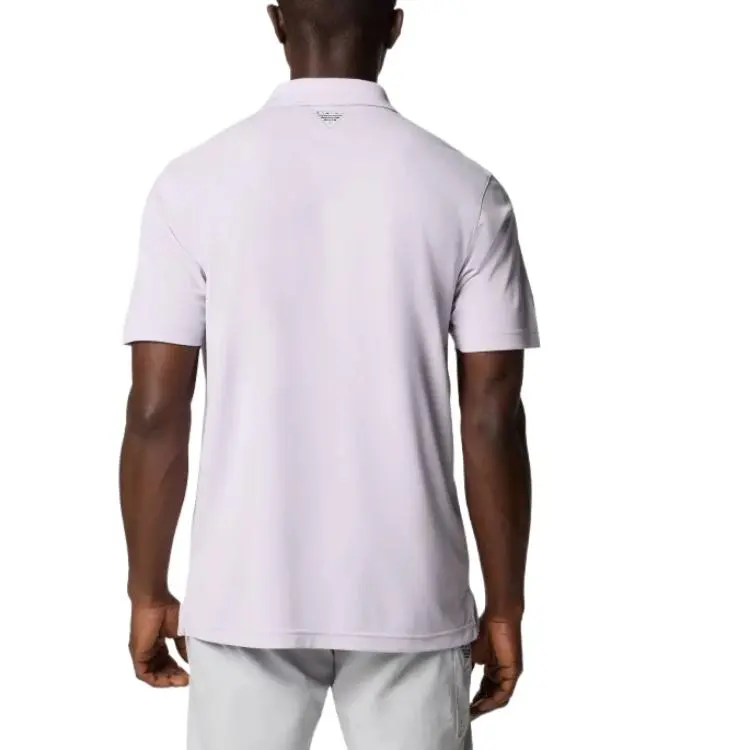 Columbia PFG Freezer Polo Shirt Men's Lavender Pearl-1
