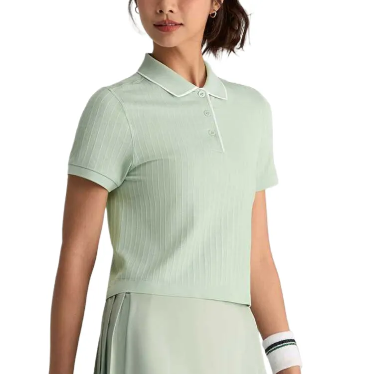 Wilson Tennis Top Women's Water Gray Green-5