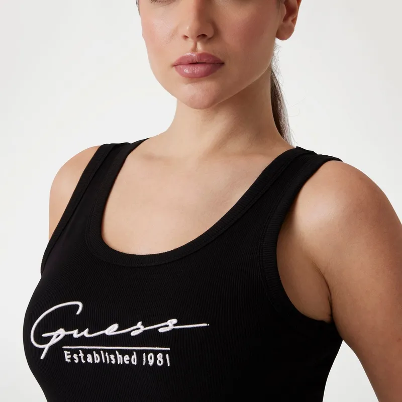 GUESS Logo embroidered Dress-5