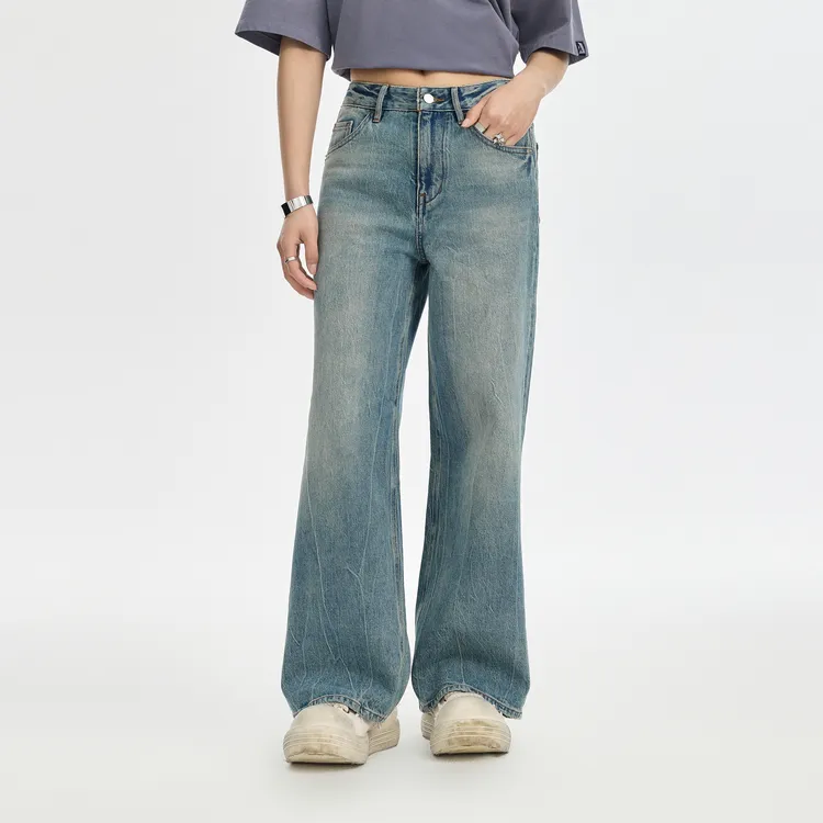 ABLE JEANS Women's Light Yellow Mud Blue-2