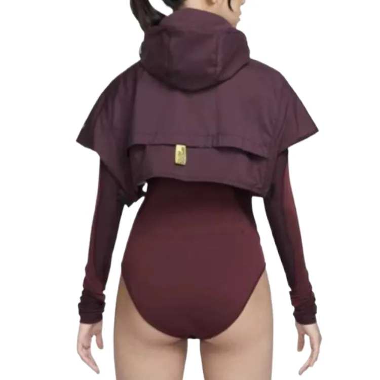 Nike ISPA Jumpsuit Women's Dark Team Red Bright Burgundy Red-1