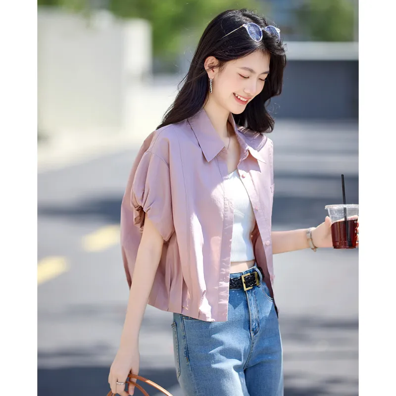 Still quiet Shirts Women's Pink-5