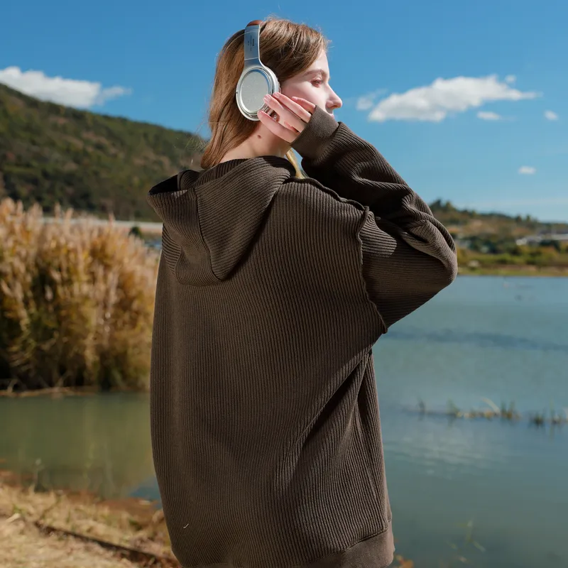3COLOUR Sweatshirts Women's Hazelnut Brown-6