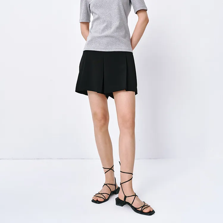 PEACEBIRD Casual Short Skirts Women's-2